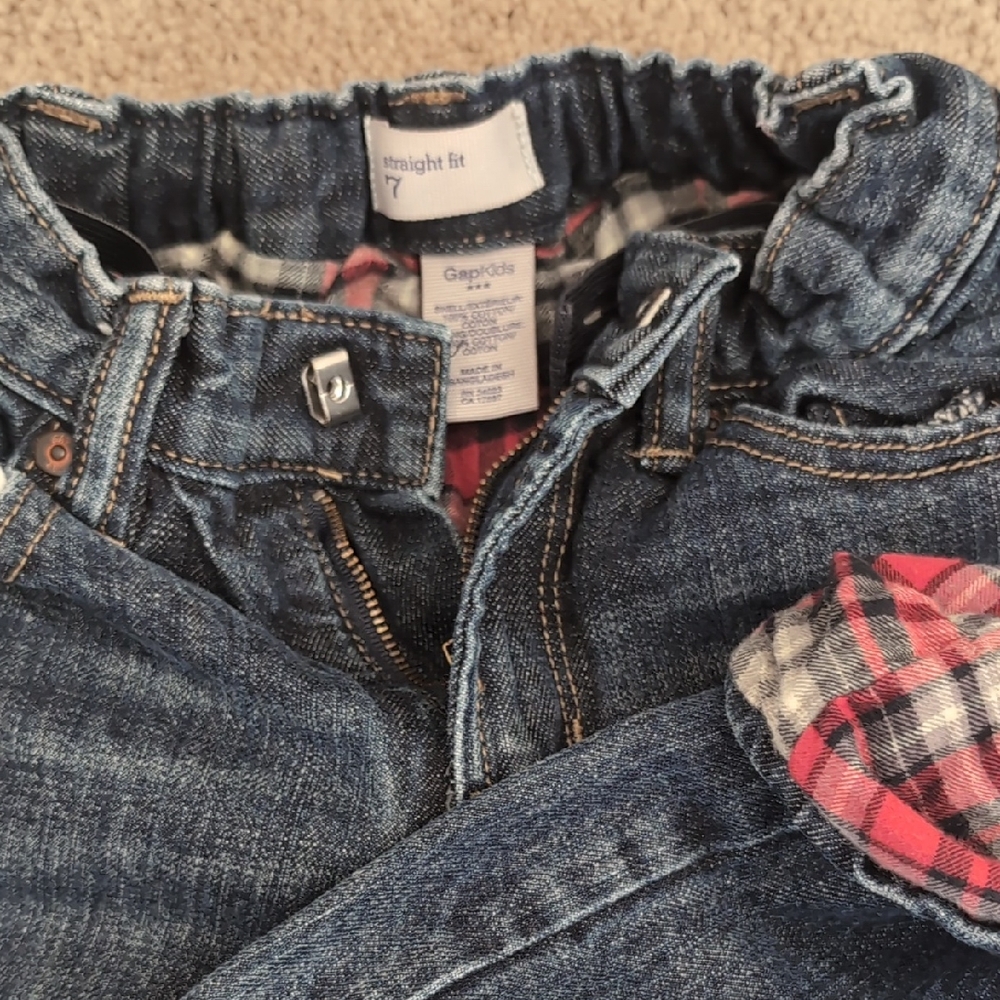 GAP Dark Blue Straight Leg Jeans for Women